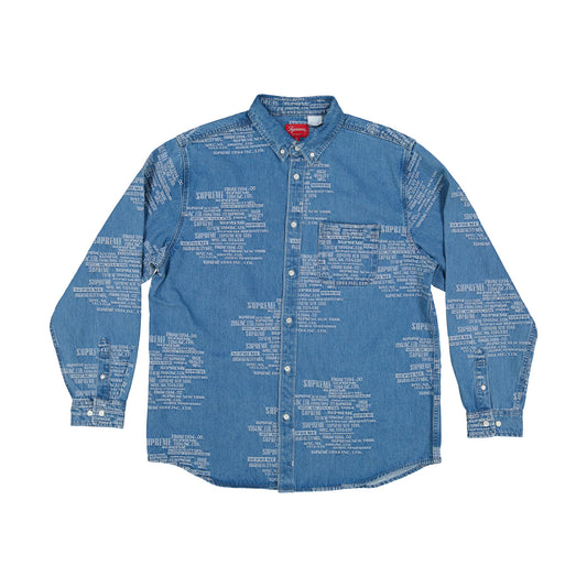 Supreme trademark Jacquard Denim (SS23)