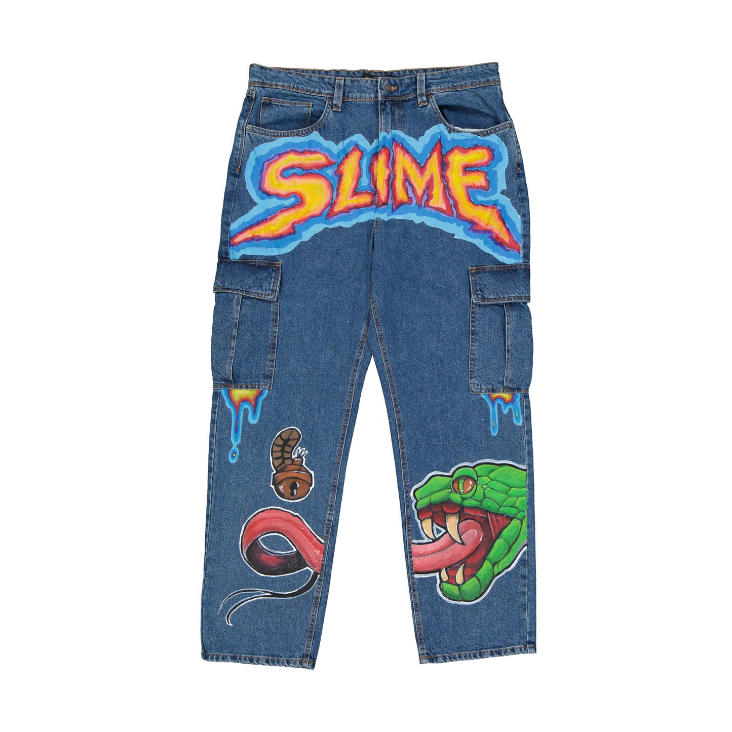 "Slime" Custom Denim By BILLY JONE$