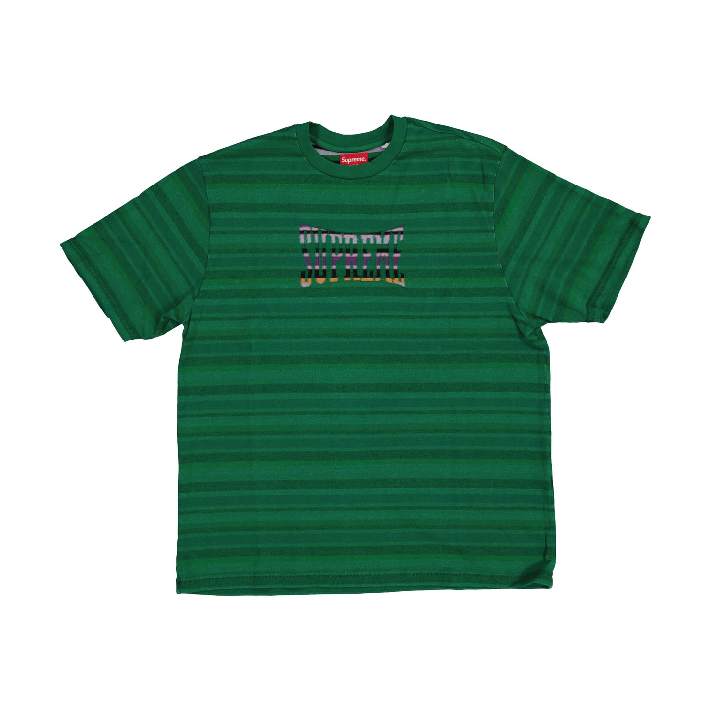 Supreme Inverted Stripe S/S T-shirt "Green" (SS24)