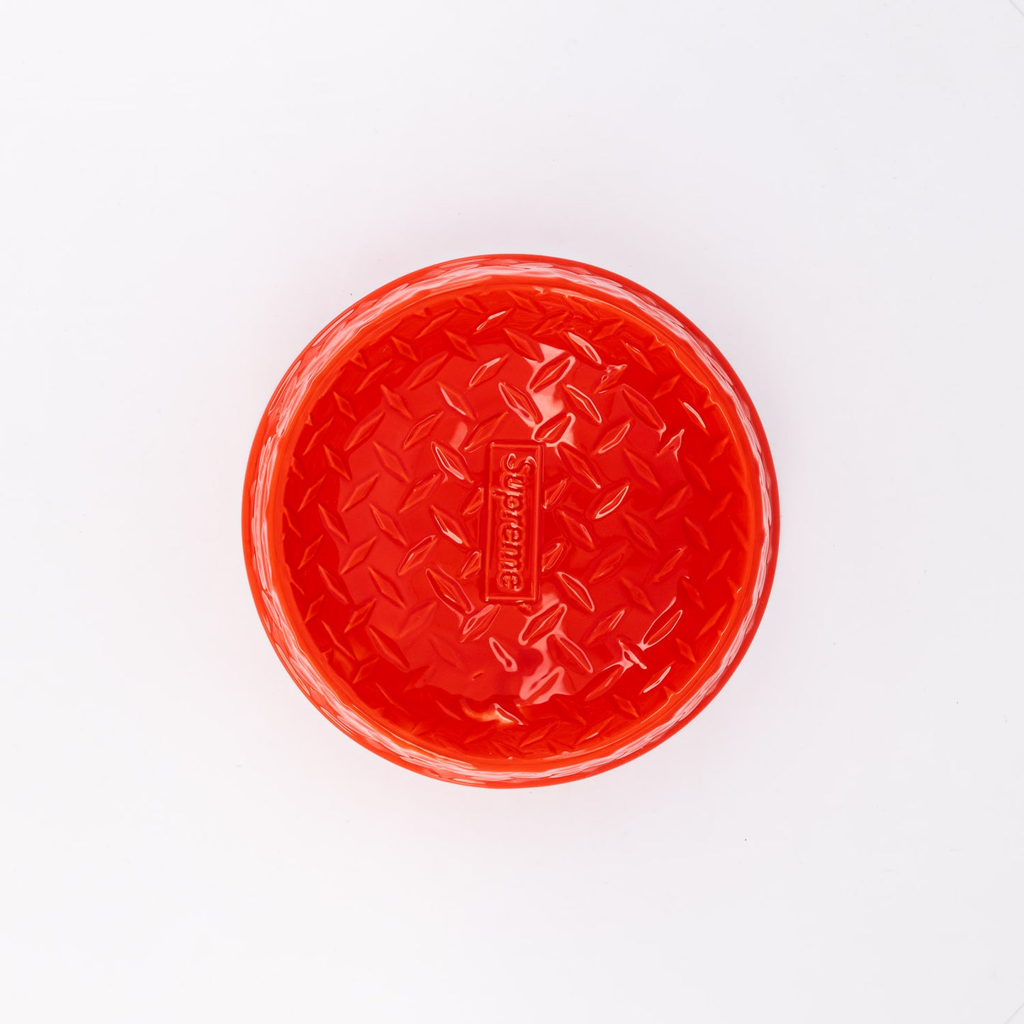 Supreme Diamond Plate Dog Bowl (SS23)