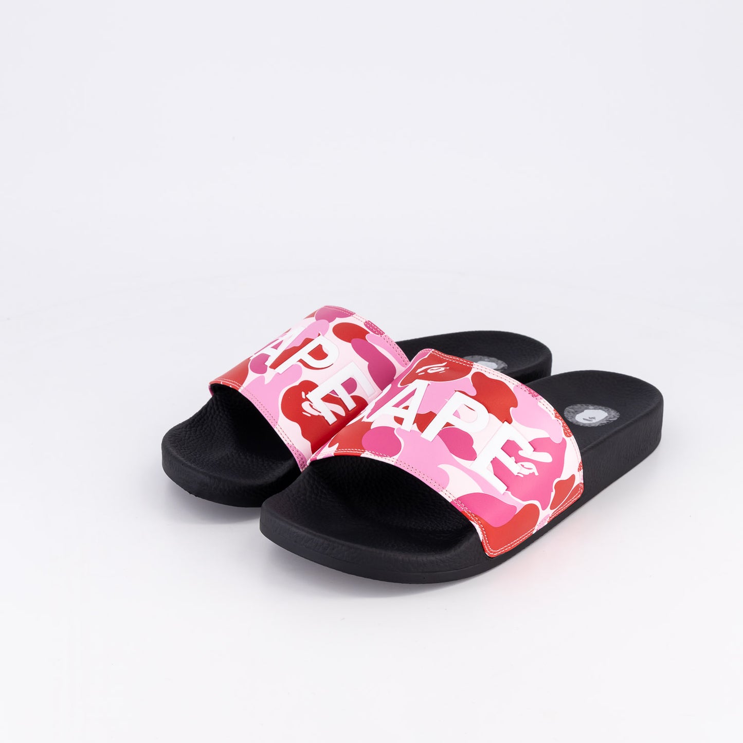 BAPE ABC Camo Pink Slide Sandals
