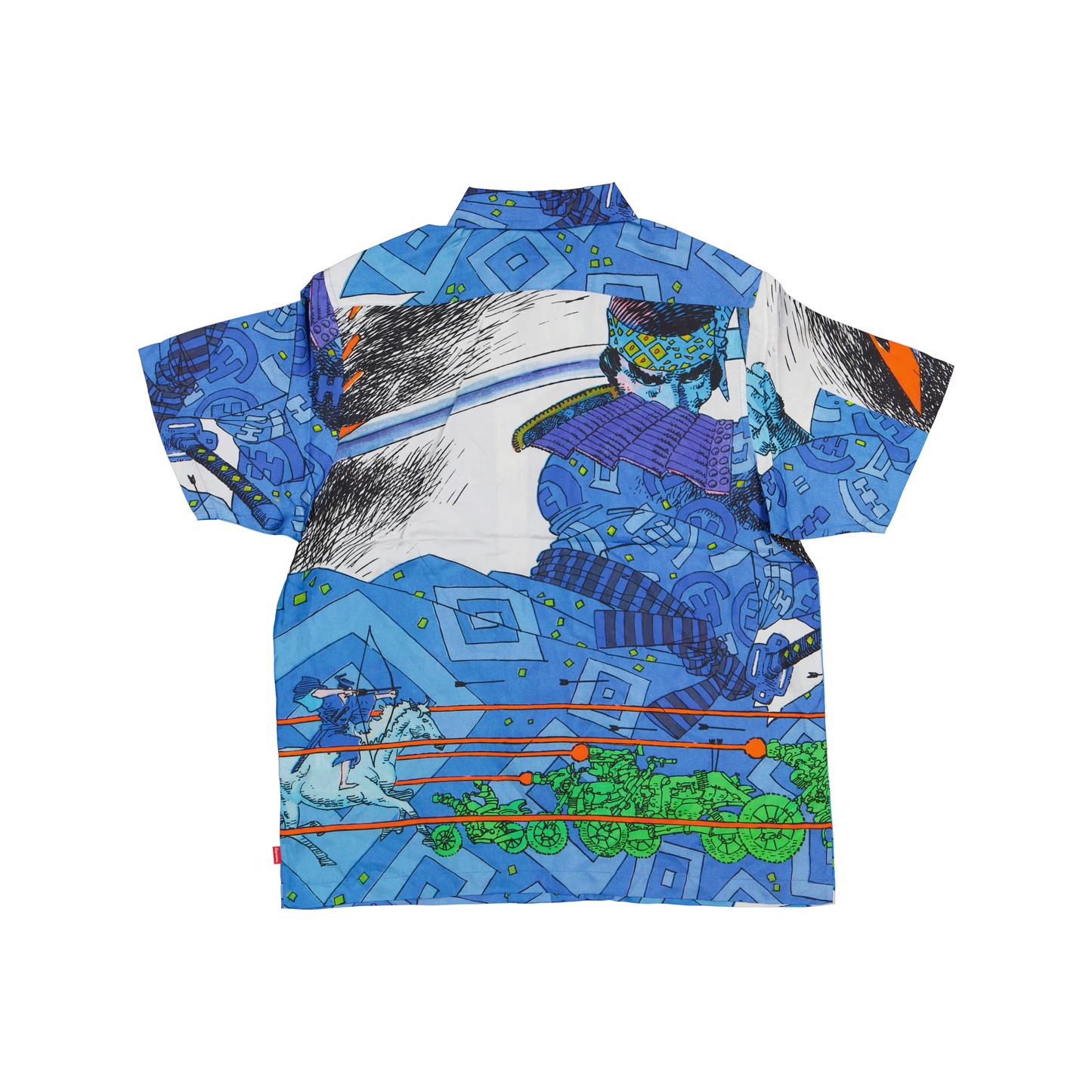 Supreme Ronin Silk S/S Shirts Blue (SS23)