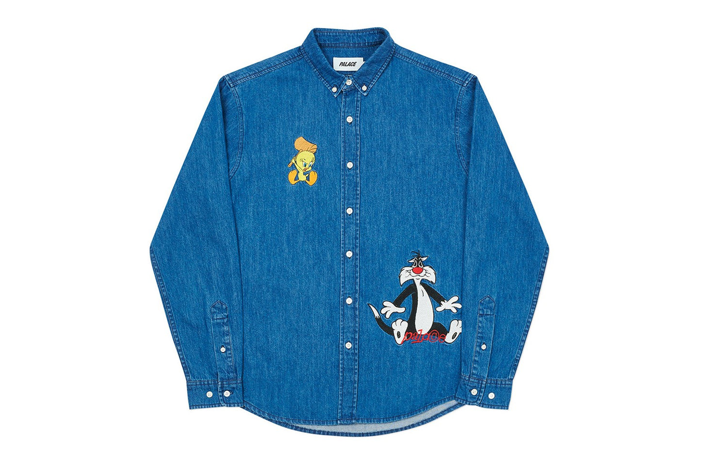 Palace Skateboards x Looney Tunes "Tweety P" Denim Shirt