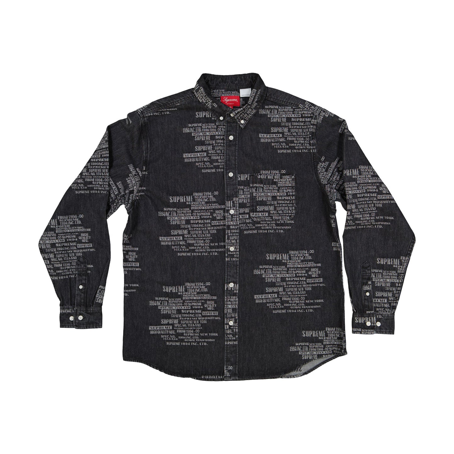 Supreme trademark Jacquard Denim (SS23)
