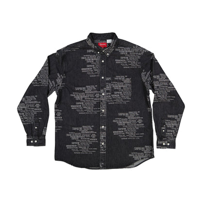 Supreme trademark Jacquard Denim (SS23)