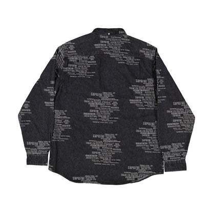 Supreme trademark Jacquard Denim (SS23)