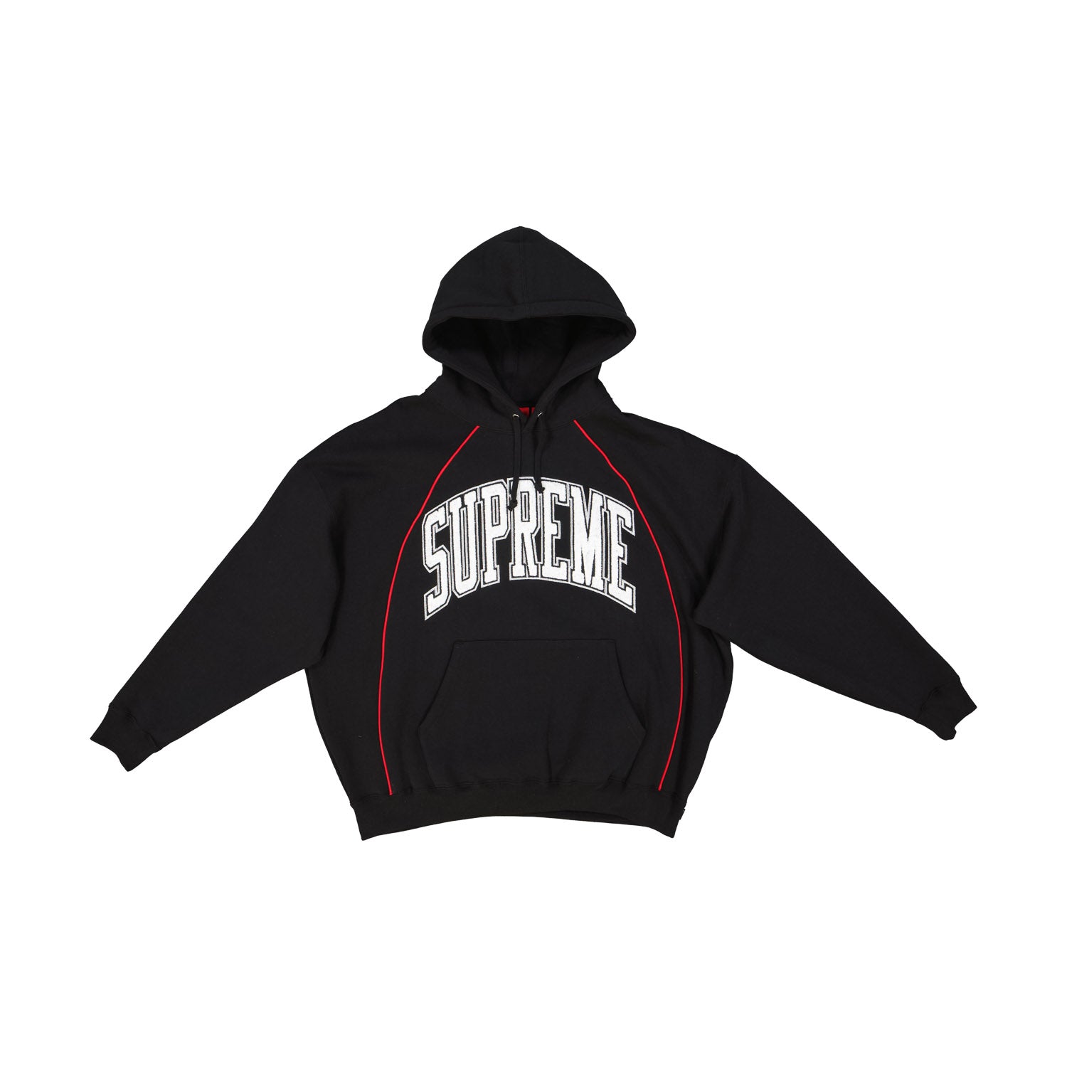 Supreme Boxy Piping Arc Hooded Sweatshirt (SS23) – 47 Jump Street