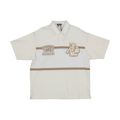 BAPE Color Blocking Oversized Rugby Polo