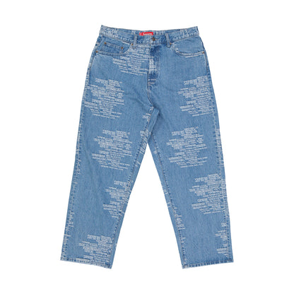 Supreme Trademark Jacquard Baggy Jean (SS23)