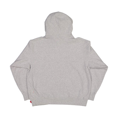 Supreme Small Box Zip Up Sweatshirt Unisex L/S (SS19) "Gray"