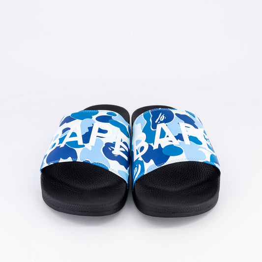 BAPE ABC Camo Blue Slide Sandals