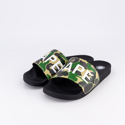 Bape ABC Camo Green Slide Sandals