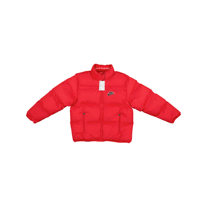 Supreme Nike Reversible Puffy Jacket - Red (SS21)