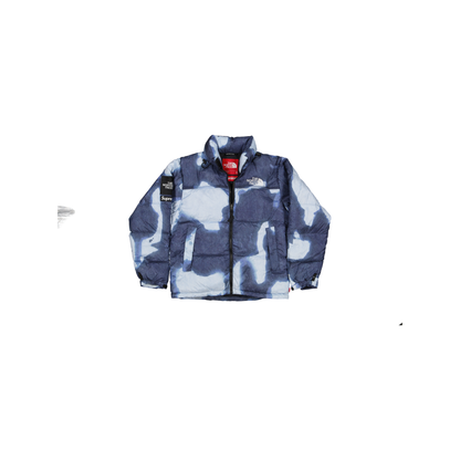 Supreme North Face Bleached Denim Print Jacket (FW21)